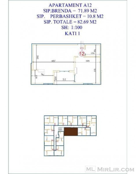 🆕Shitet apartament 1+1