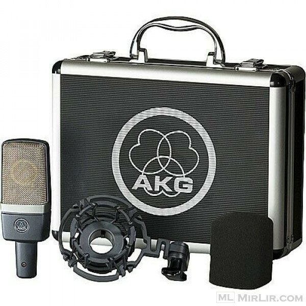 Mikrofoni i kondensatorit me studio të mëdha me diafragmë AKG C214