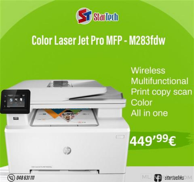 Color LaserJet Pro MFP - M283fdw