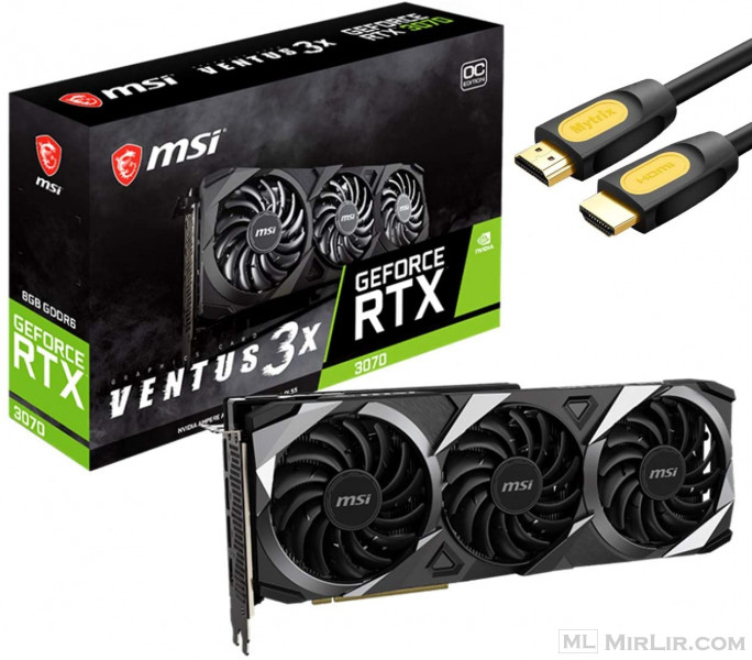 MSI GeForce RTX 3070 Ventus 3X OC Graphics Card, 8GB