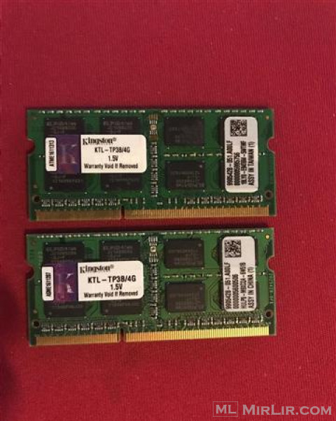 DDR3 Kingston - 8GB laptop ram