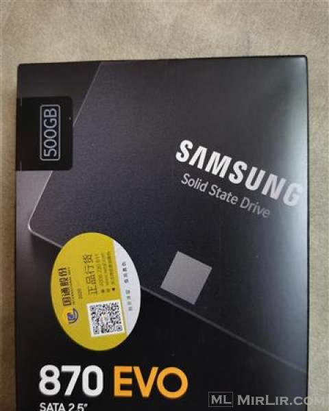 Shes SSD 500GB Samsung 870 EVO te ri 