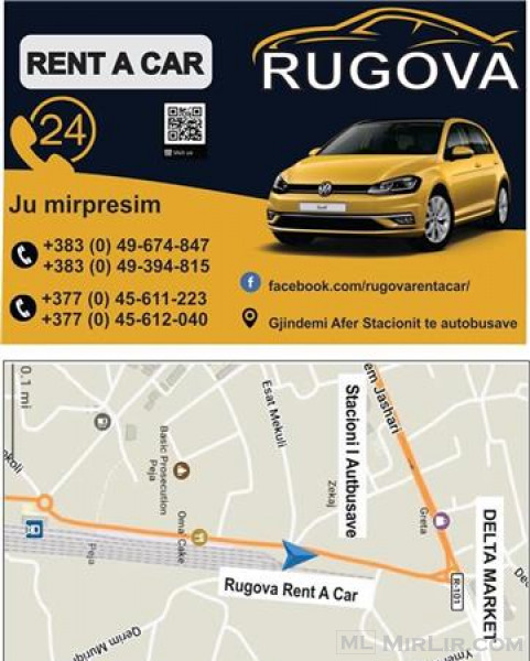 Rent A Car “ RUGOVA “