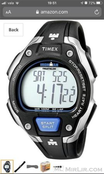  Timex Digital Flex Tech HRM Sensor