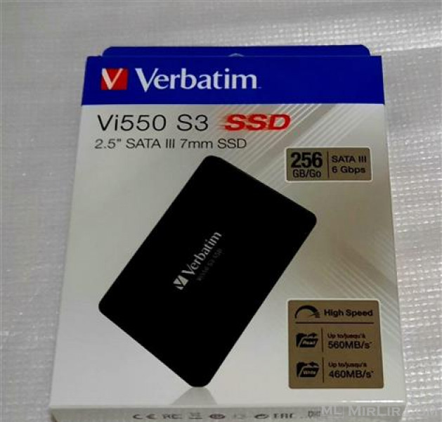 Shitet S3 SSD Verbatim 256GB e re ne kuti.