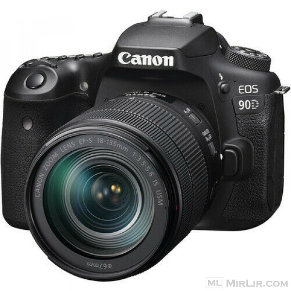 Canon EOS 90D Digital SLR Camera with 18 135mm EF S f 3.5 5.6 IS USM Lens