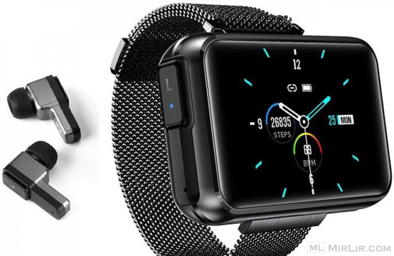 Smart Watch - Orë inteligjente 2 në 1 me kufje Bluetooth TWS