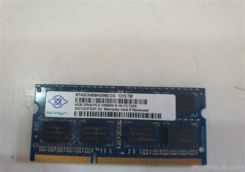 Shitet Ram Laptopi 4gb DDR3 1500LEKE