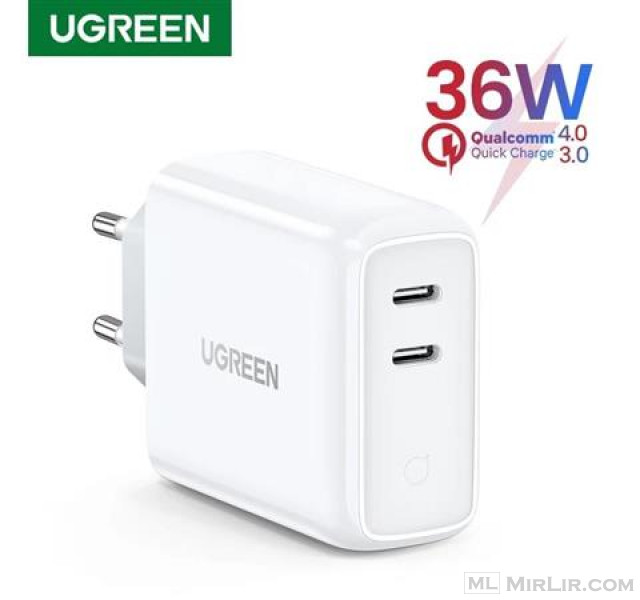 Ugreen charger 36W dual type-c 