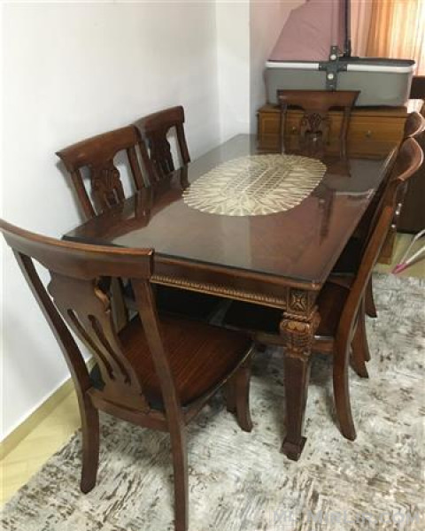 tavoline dhe karrige dru qershie