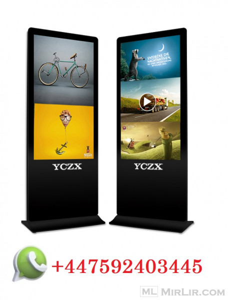 YCZX 43"-65" UHD indoor multi touch advertising lcd led display touch screen