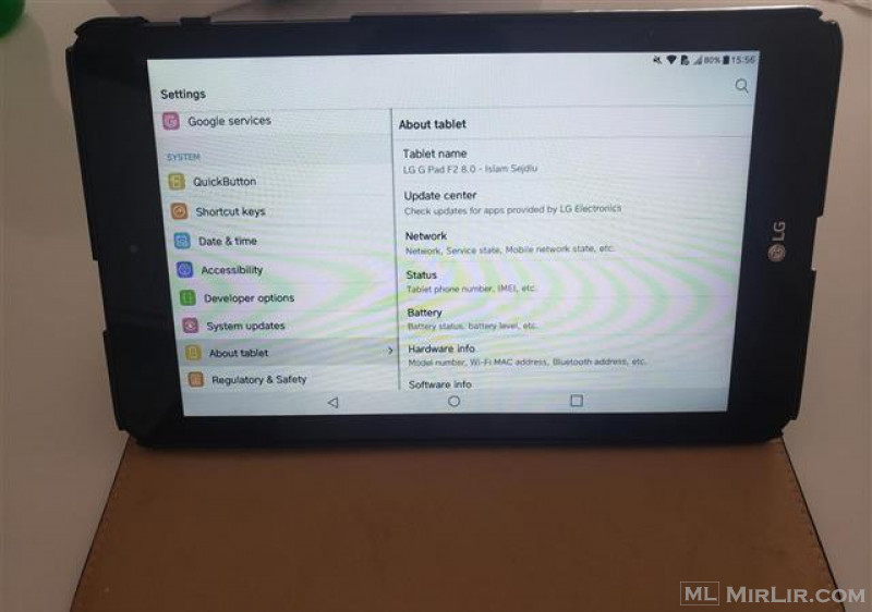 Shitet Tablet LG Gpad android
