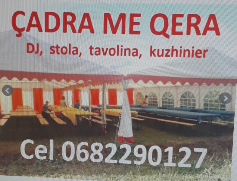 Tenda tavolina çadra karrige me qera 06766589011