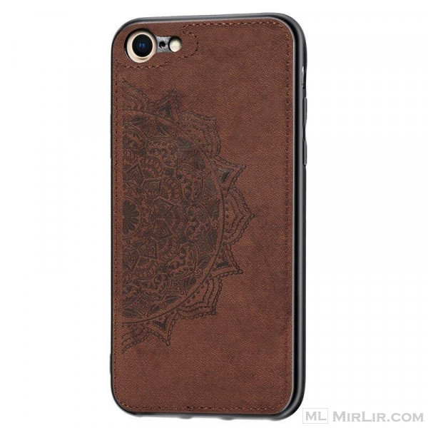 iPhone XR Case 6.1inch Soft Silicone Texture Brown + Magnet