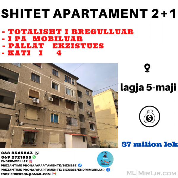 shitet apartament 2+1