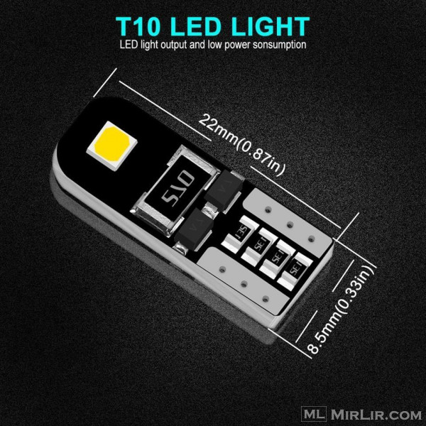T10 W5W LED car interior light 2SMD 5050 194 501
