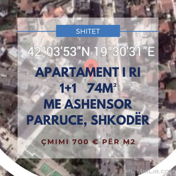 🏢 Shitet apartament i ri 1+1