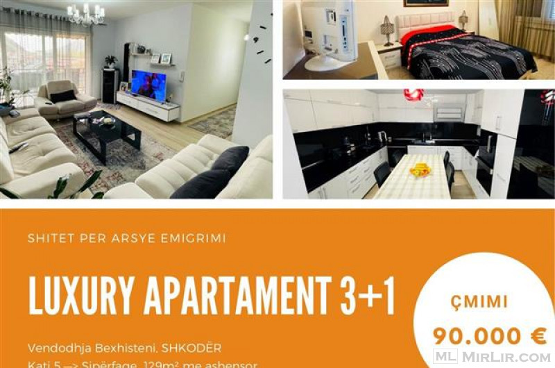 ? Shitet luxury apartament 3+1 