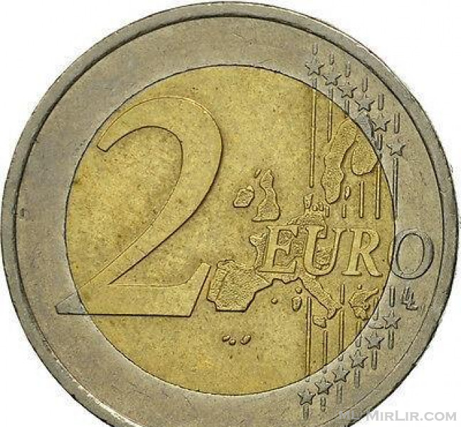 2 euro coin Italy Dante Alighieri 2002