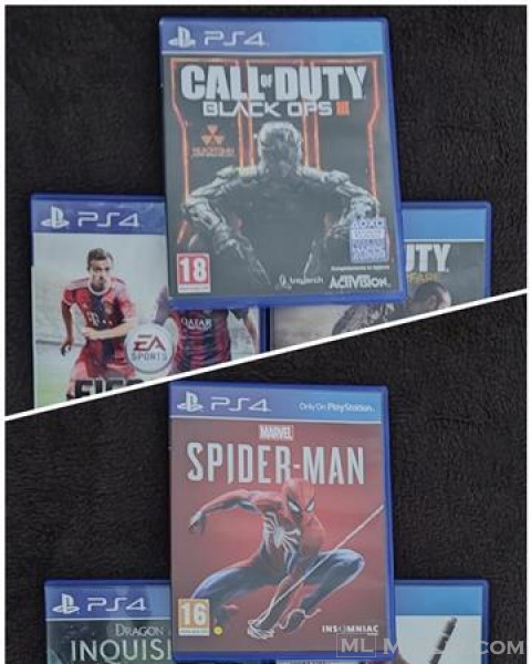 Lojera PS4(bundle): (Spiderman+Falas) (Black Ops 3+Falas)