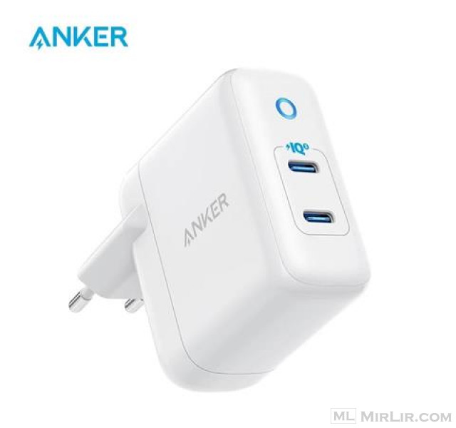 Anker charger dual 18w+18w type-c 
