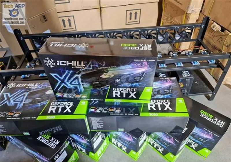 NVIDIA GeForce RTX 3090 DirectX Mining w/ Rig