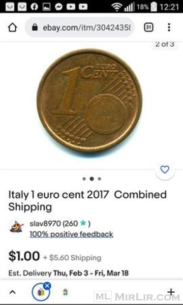1 cent 2017 italy