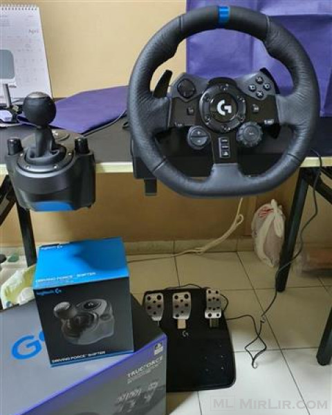 Logitech G923 steering wheel & Sony Playstation-5 PS5 PC