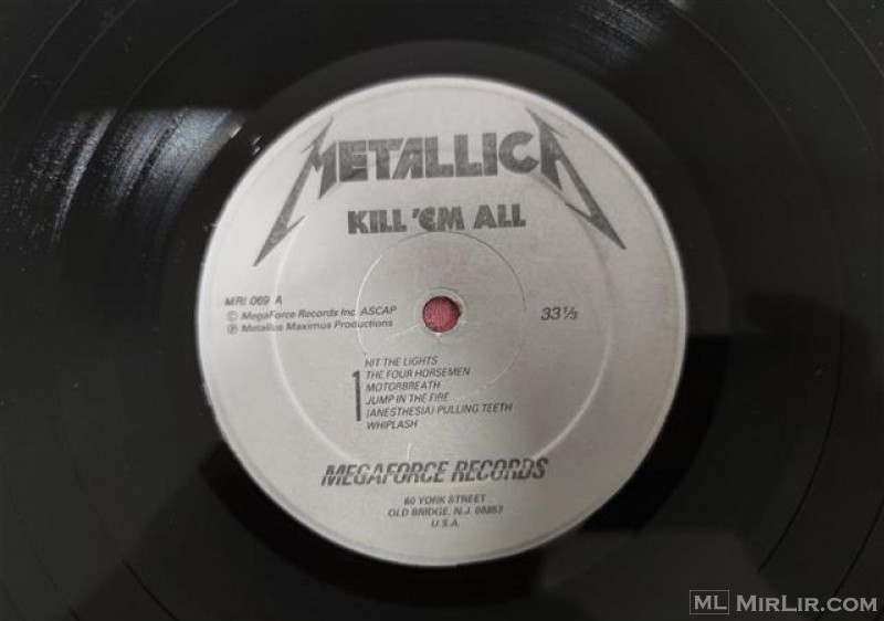 Shitet Albumi i pare LP (Disk) i grupit Metallica