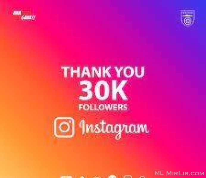 Shitet Faqja per Instagram 0-30K (Anglez/Shqiptar)