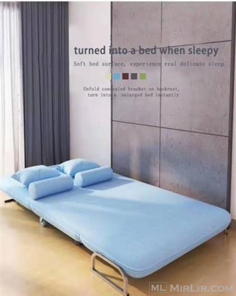 Divan i palosshëm krevat modern i shtrirë me rrota 