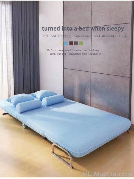Divan i palosshëm me krevat modern të shtrirë me rrota Krevat divan i palosshëm me hapësirë ​​ruajtëse.