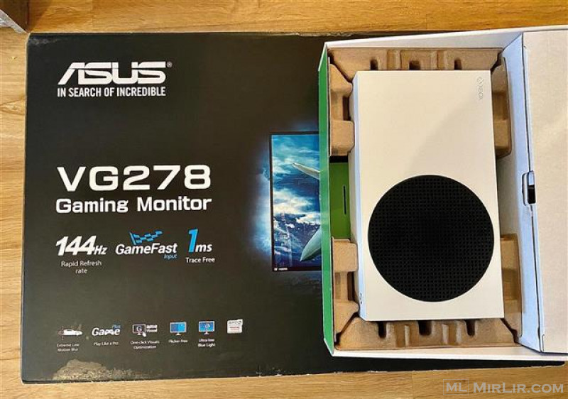 Xbox Series S me Monitor Asus Vg278Q
