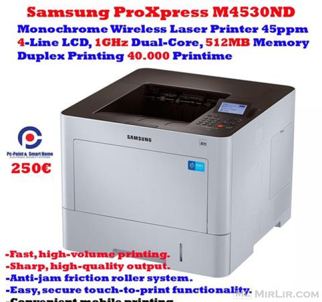Printer Samsung ProXpress M4530ND Laser Duplex Wireless 250€