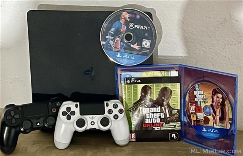 Sony PS4 me 2 Dorza + FIFA 21 + GTA 5 + Online