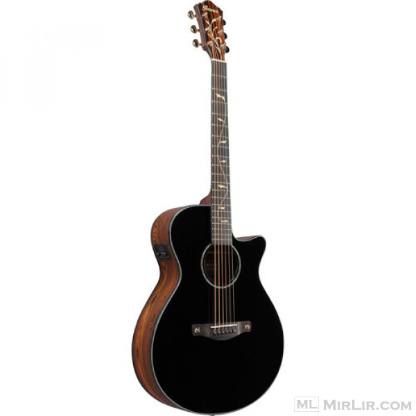 Ibanez AEG550 AEG Series Acoustic-Electric Grand Concert Guitar (Black Lartë Gloss)