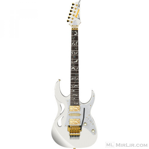Ibanez Steve Vai nënshkrim 6-string kitarë elektrike me rastin (stallion bardhë)