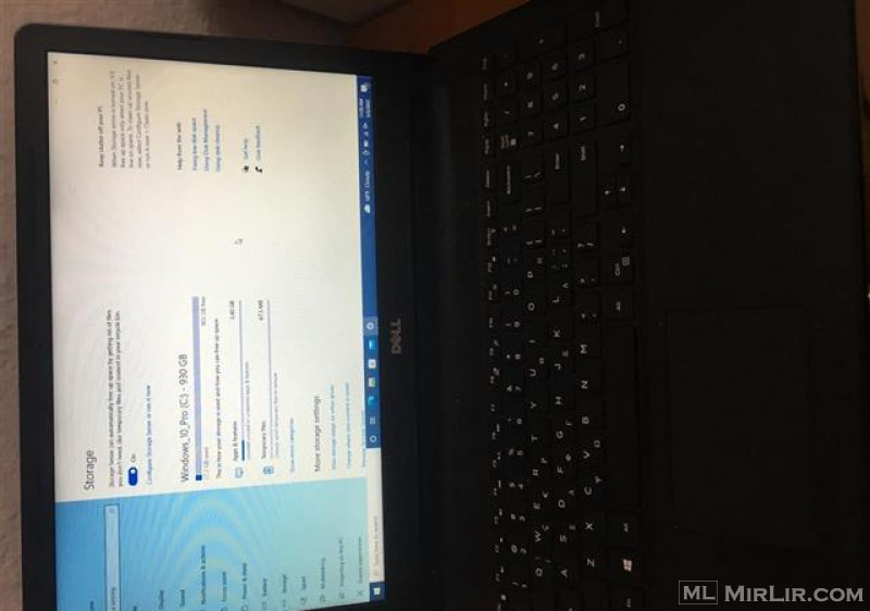 Laptop Dell ne shitje 930 giga window 10 pro