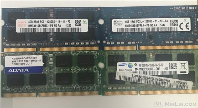 RAM MEMORIE 4GB per Laptop
