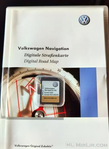 VW SEAT SKODA NAVI SD kard me harta EU 2022
