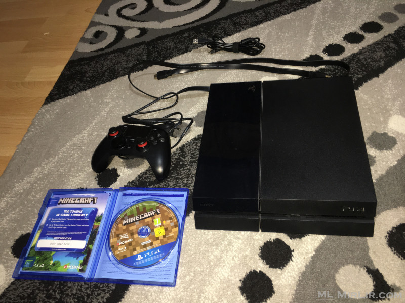 PS4 me kontroller dhe lojen minecraft ( CD )