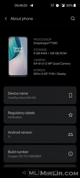 Oneplus N10 5 G