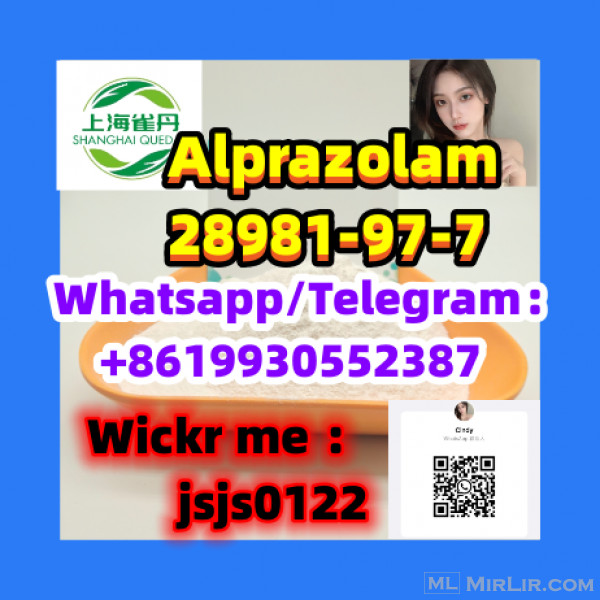China Hot sale                          Top supplier       Alprazolam  28981-97-7 
