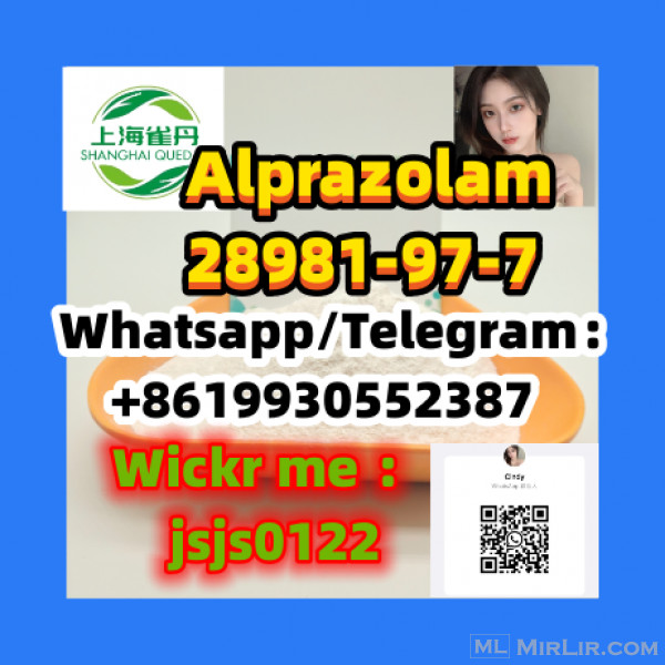 99% purity       Alprazolam  28981-97-7