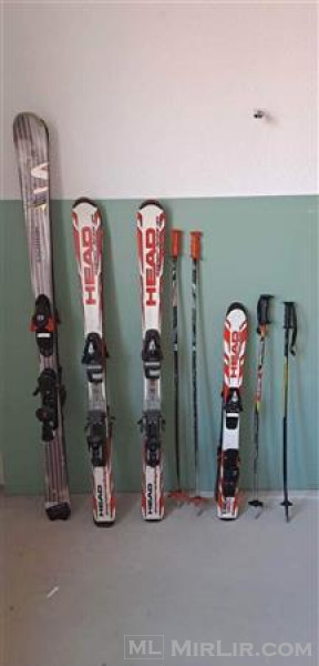 4 par skija 140€ komplet