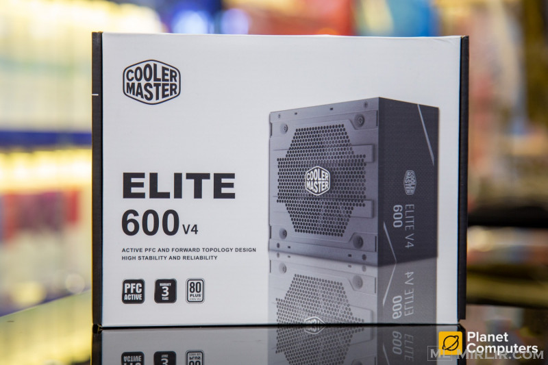 Cooler Master Power Supply 600w Elite V4 80 Plus