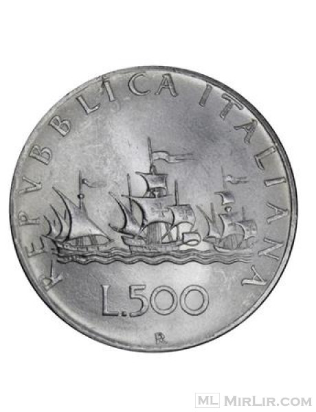 Monedhe Argjendi 500 Lira