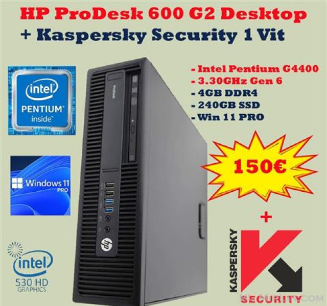 HP ProDesk 600 G2 Intel 3.30GHz/4GB DDR4/240GB SSD