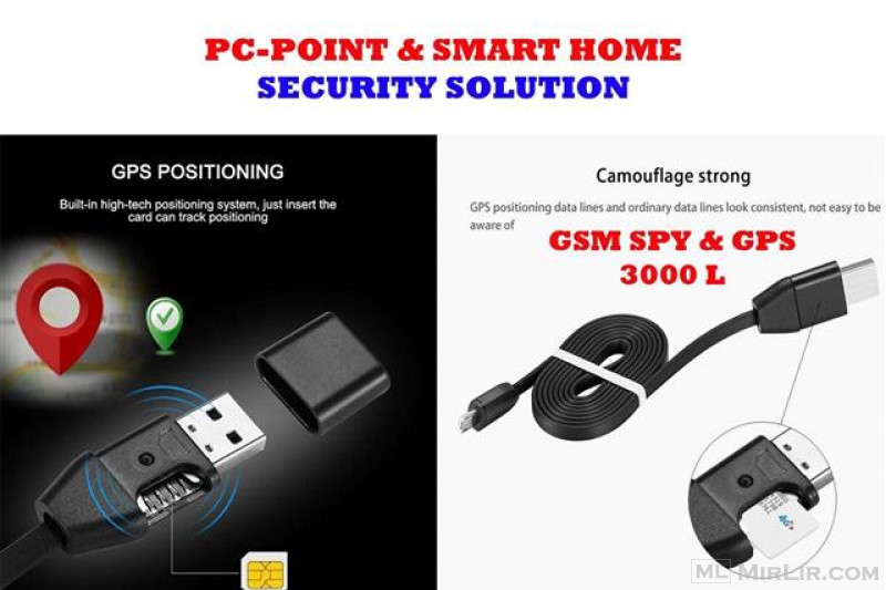 GSM SPY & GPS USB KABULL ANDROID 3000 L