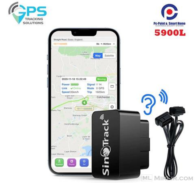 Mini OBD GPS Tracker 16PIN OBD II GSM OBD2 Tracking 5900L 